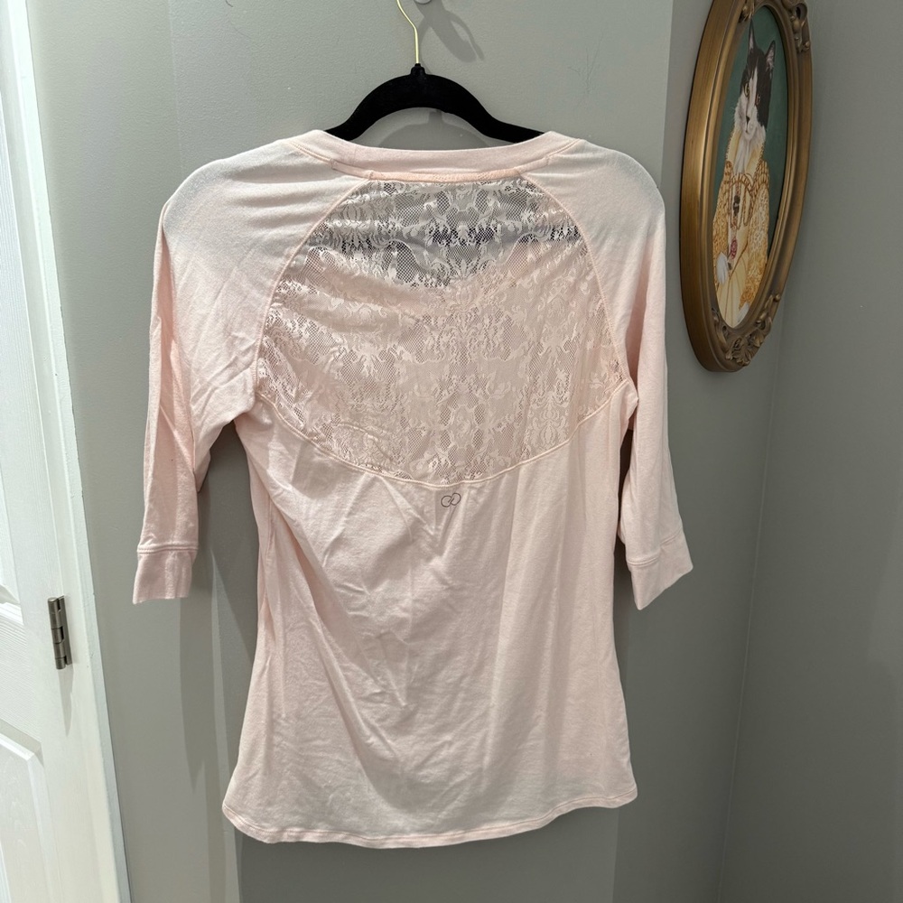 Calia by Carrie Underwood Women's Light Pink Top-Lg - Picture 6 of 8